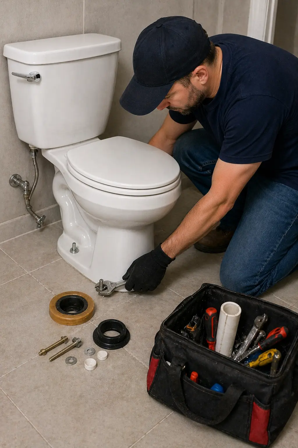 Toilet installation and replacement in Huntsville
